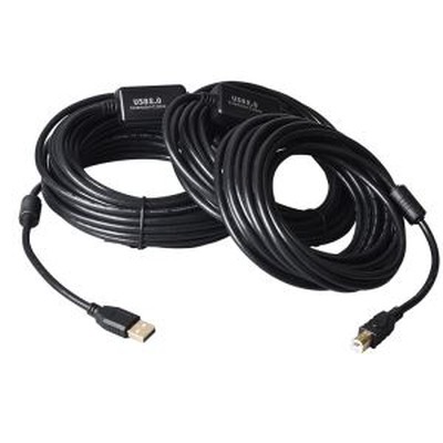 30FTプリンターケーブルUSBアクティブリピーターUSB 2.0 AからB